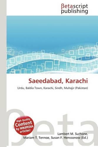 Saeedabad, Karachi: (English)