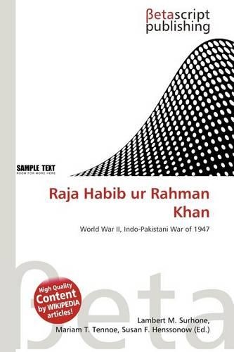 Raja Habib Ur Rahman Khan: (English)