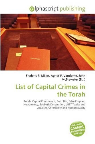 List of Capital Crimes in the Torah