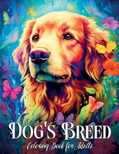 Dog's Breeds Coloring Book