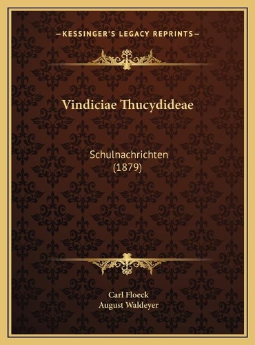 Vindiciae Thucydideae