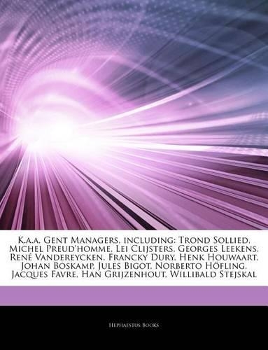 Articles on K.A.A. Gent Managers, Including