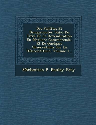 Des Faillites Et Banqueroutes