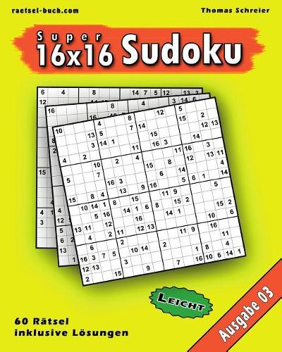 Leichte 16x16 Super-Sudoku Ausgabe 03