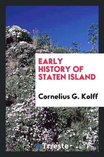Early History of Staten Island