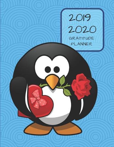 2019 2020 15 Months Penguin Gratitude Journal Daily Planner