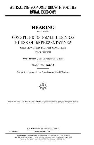 Attracting Economic Growth for the Rural Economy