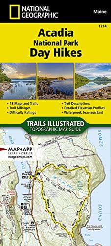 Acadia National Park Day Hikes Map
