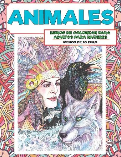 Libros de colorear para adultos para mujeres - Menos de 10 euro - Animales