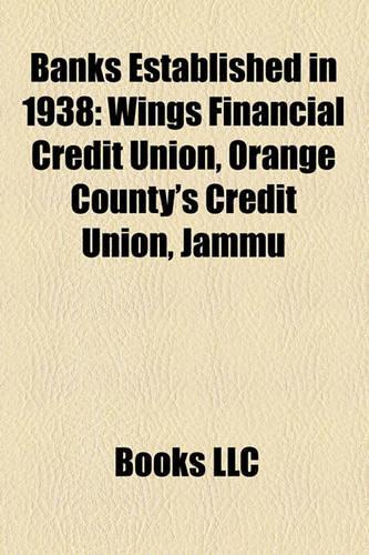 Banks Established in 1938