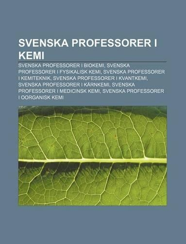 Svenska Professorer I Kemi