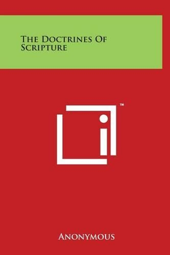 The Doctrines of Scripture