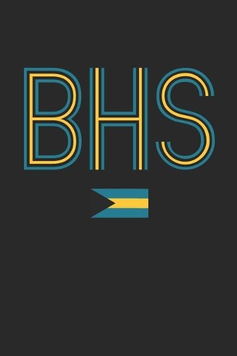 Vintage Bahamas Notebook - Bahamas Diary - Retro Bahamian Flag Journal - Bahamas Gifts