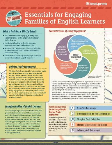 Tesol Zip Guide: Essentials for Engaging Families of English Learners