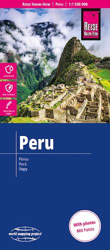 Peru Map 1:1,500,000 scale