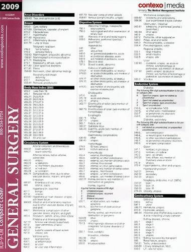 ICD-9-CM Compact Coder: General Surgery