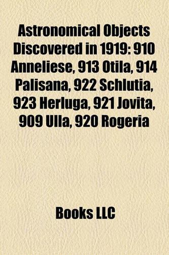 Astronomical Objects Discovered in 1919