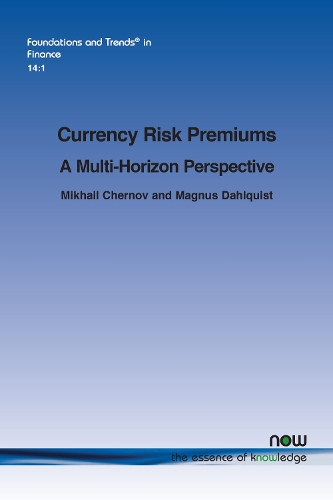 Currency Risk Premiums