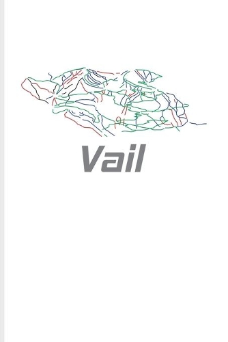 Vail: Ski School Book For Winter Vacation, Skiing Mountain Map & Snowboarding In Colorado - 6x9 - 101 pages