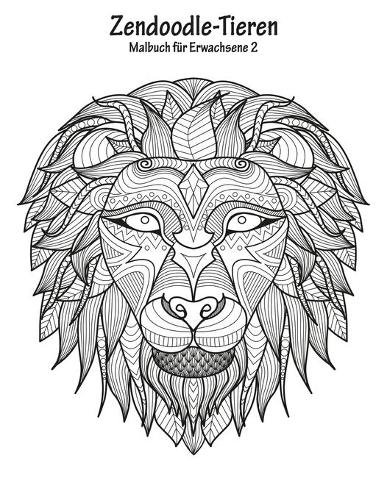 Malbuch mit Zendoodle-Tieren für Erwachsene 2