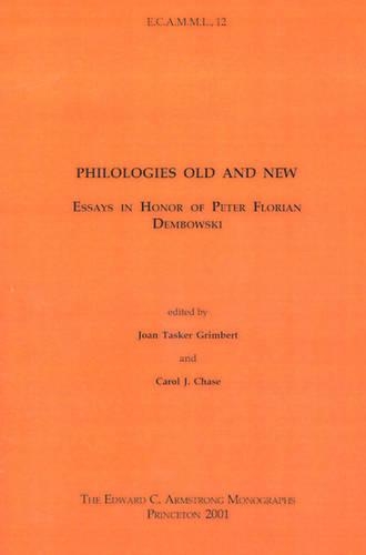 Philologies Old and New