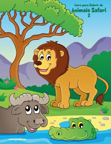 Livro para Colorir de Animais Safari 2
