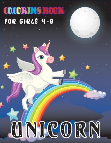 Unicorn Coloring Book for Girls 4-8