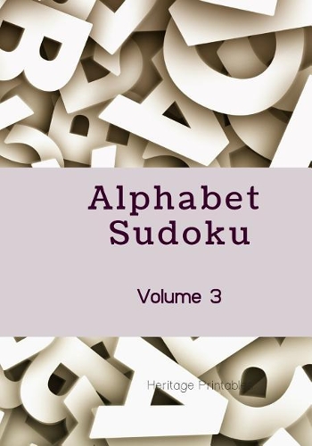 Alphabet Sudoku Volume 3