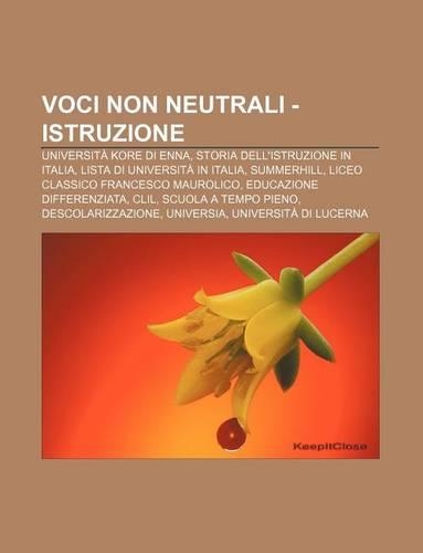 Voci Non Neutrali - Istruzione