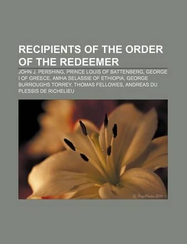 Recipients of the Order of the Redeemer