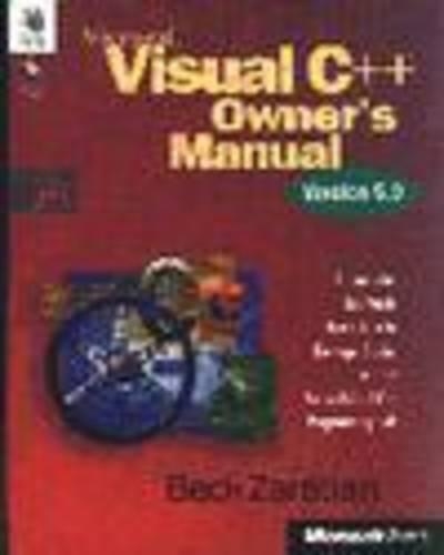 Microsoft Visual C++ Programmer's Guide