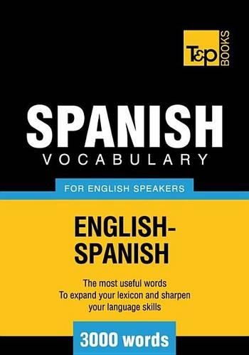T&p English-Spanish Vocabulary 3000 Words