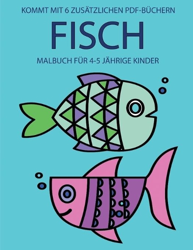 Malbuch für 4-5 jährige Kinder (Fisch)