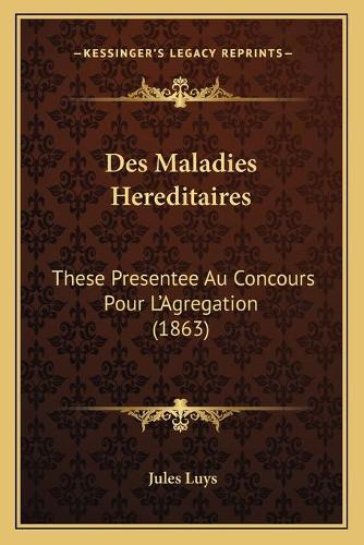 Des Maladies Hereditaires