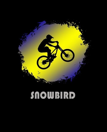 Snowbird: Utah Composition Notebook & Notepad Journal For Mountain Bikers. 7.5 x 9.25 Inch Lined College Ruled Note Book With Soft Matte Cover For Bike Fans.