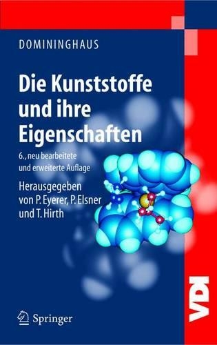 Die Kunststoffe Und Ihre Eigenschaften