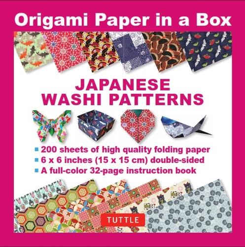 Origami Paper in a Box - Japanese Washi Patterns 200 sheets