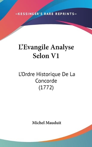 L'Evangile Analyse Selon V1
