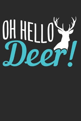 Hirsch Notizbuch: Hirsch Notizbuch die Perfekte Geschenkidee für Tierliebhaber und Hirsch Freunde. Das Taschenbuch hat 120 weiße Seiten mit Punktraster die dich beim 