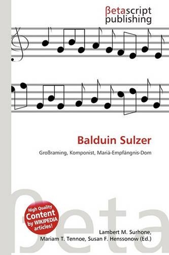 Balduin Sulzer: (German)