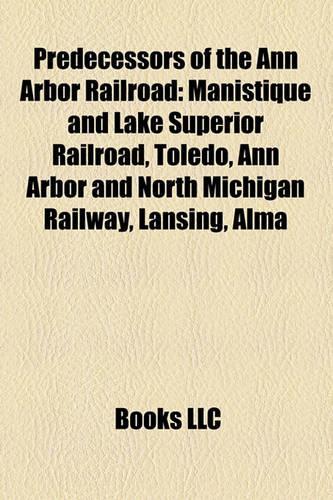 Predecessors of the Ann Arbor Railroad