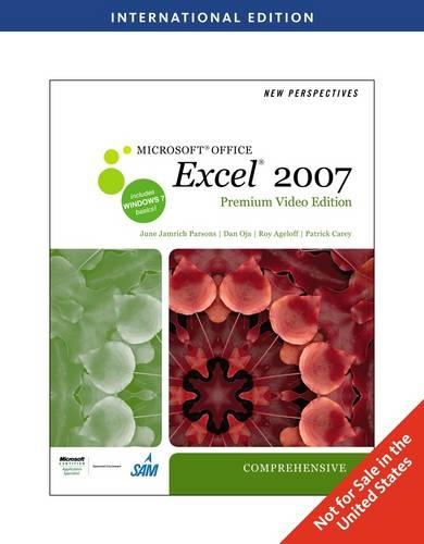 New Perspectives on Microsoft Office Excel 2007
