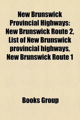 New Brunswick Provincial Highways