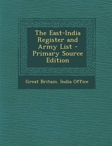 The East-India Register and Army List