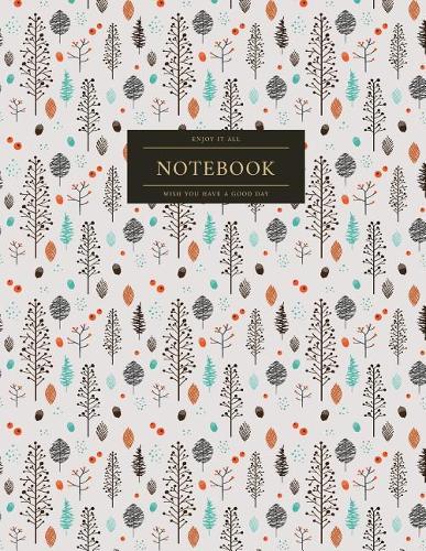 Notebook: 100 Lined Journal Pages - Diary - 8.5"x 11" Large Composition Notebook Matte Finish Paperback(7 Flower Notebook)