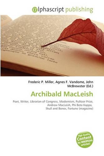 Archibald MacLeish: (English)