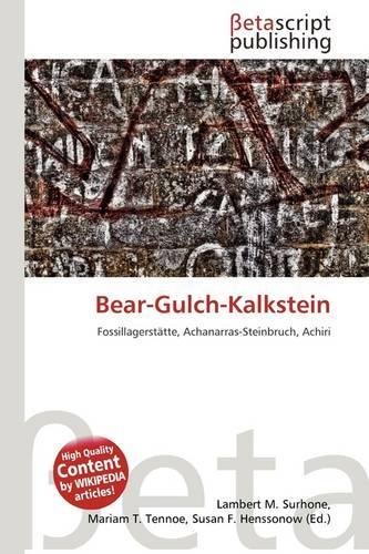 Bear-Gulch-Kalkstein: (German)