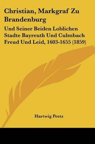 Christian, Markgraf Zu Brandenburg