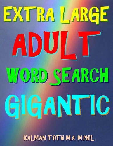 Extra Large Adult Word Search Gigantic