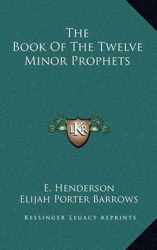 The Book of the Twelve Minor Prophets